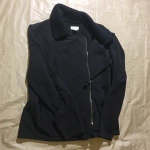 L.L. Bean black sweater jacket